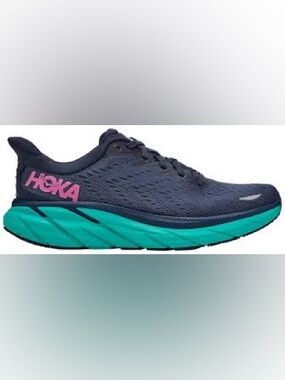 Hoka Women's Clifton Outer Space/Atlantis Size 8 B